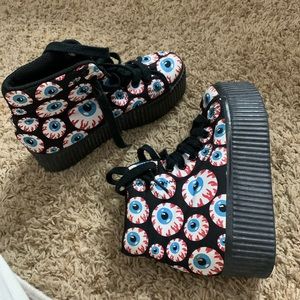 Hiya eye in eyeball JEFFREY CAMPBELL platform shoes
